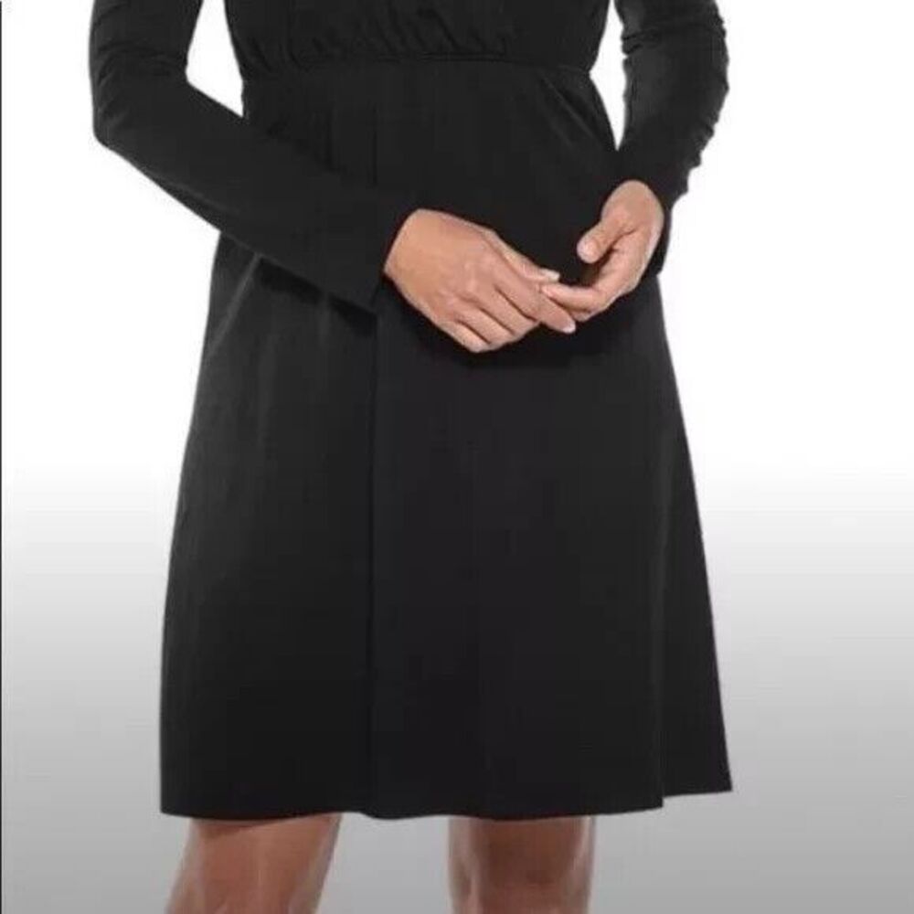 Coolibar UPF 50+ Protection Modest Little Black Dress XS - Picture 3 of 6